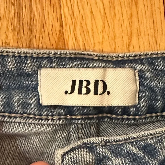 JBD Utility Pocket Jeans Size 27 Medium Light Wash High Hem - Picture 2 of 8
